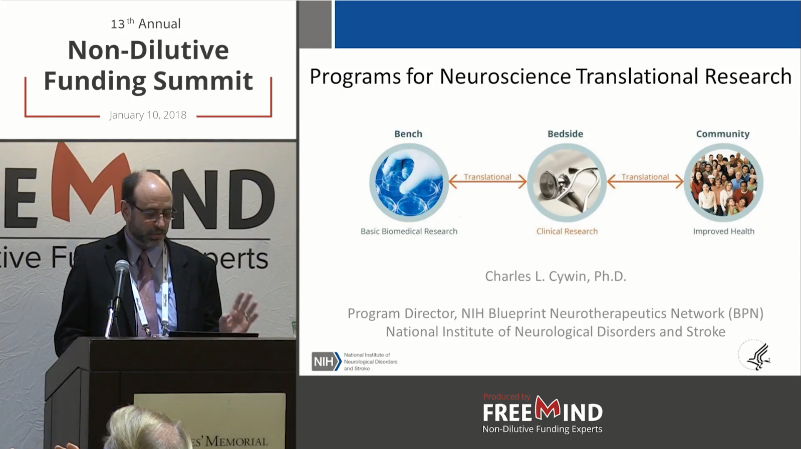 NDFS13 NINDS Presentation Overview and Update on HHS SBIR/STTR
