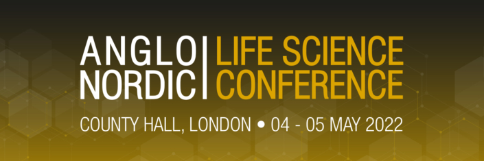 Anglonordic Life Sciences Conference Banner, May 4-5, 2022, London