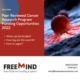 Peer Reviewed Cancer Research Program Funding Opportunties 2022