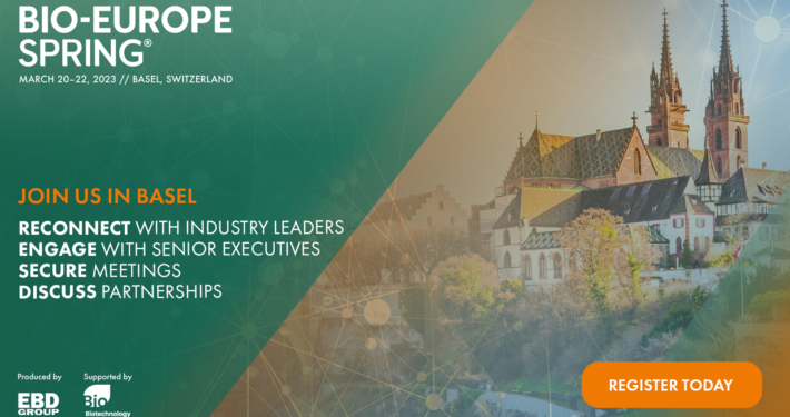 BIO-Europe Spring, in Basel, 20-22 March 2023
