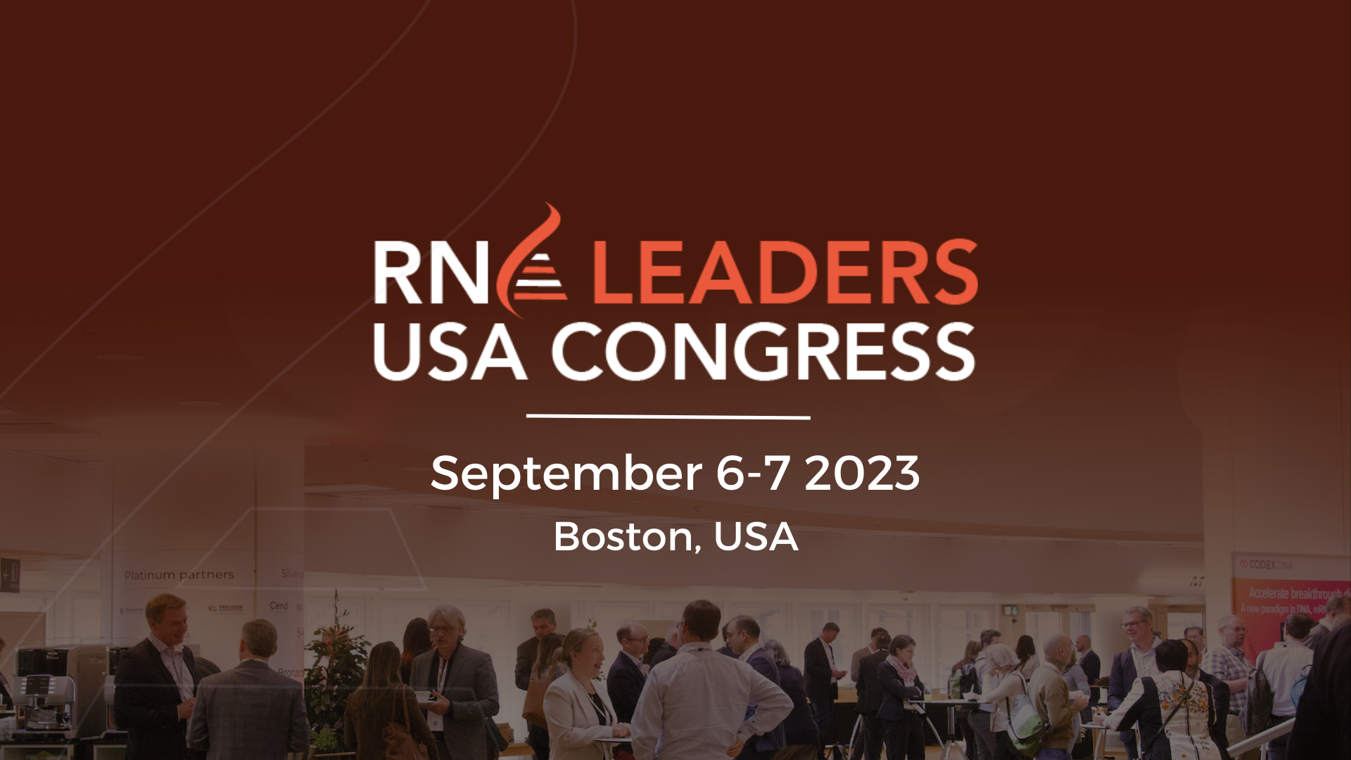 RNA Leaders USA Congress Boston, MA 67, 2023 FreeMind Group