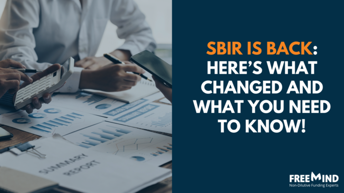 SBIR – blog what changed and need to know
