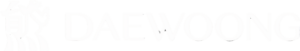 Daewoong white logo